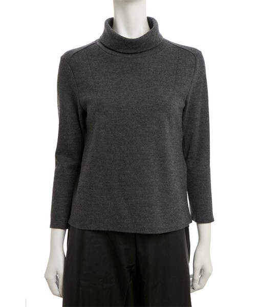 Danny&Anne（ダニーアンドアン）の「Wide turtle long sleeve tops（トップス・レディース・WHITE/GRAY/BORDEAUX・FREE）」の9枚目の写真