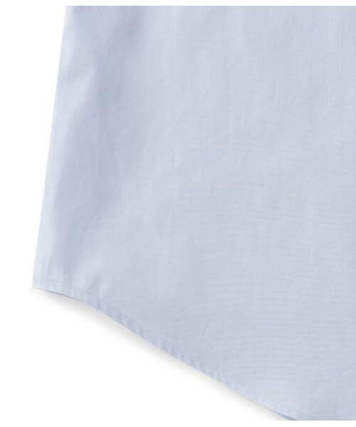 ADAM ET ROPE'(アダムエロペ)の「ストレッチブロードフライフロントシャツ(トップス・メンズ・ホワイト/ブルー系・M/L)」の7枚目の写真