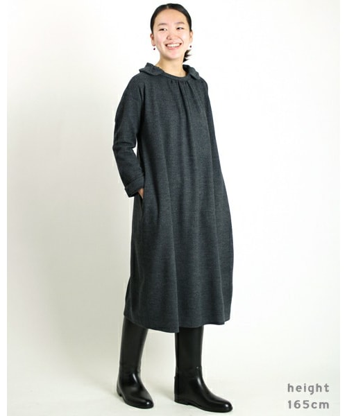 45R（フォーティファイブアール）の「ジャージフラノワンピース