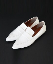 DHOLIC | ポインテッドトゥエナメル調ローファー(サンダル)