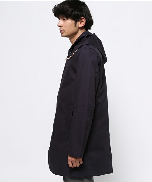 トラディショナル ウェザーウェア　フード付きコート ネイビー メンズ Traditional Weatherwear x NAVYS - AUTUMN & WINTER 2021 CHAPTER 03