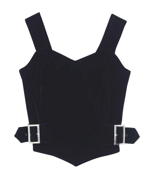 PAMEO POSE(パメオポーズ)の「【Halloween Item】WITCH BUSTIER(その他トップス・レディース・ブラック・F)」の1枚目の写真