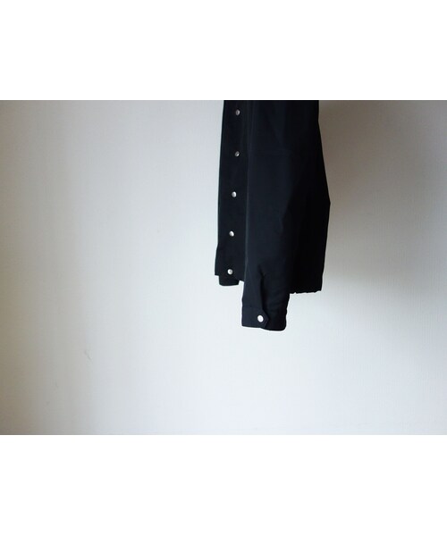 MANUAL ALPHABET(マニュアル アルファベット)の「MANUAL ALPHABET マニュアルアルファベット MA-J-095 C/N グログランフードジャケット BLK ブラック(マウンテンパーカー・メンズ・その他)」の12枚目の写真