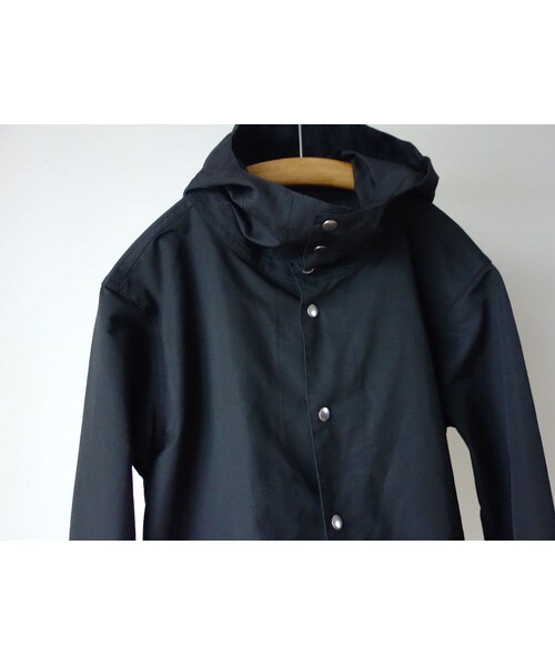 MANUAL ALPHABET(マニュアル アルファベット)の「MANUAL ALPHABET マニュアルアルファベット MA-J-095 C/N グログランフードジャケット BLK ブラック(マウンテンパーカー・メンズ・その他)」の8枚目の写真
