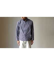 nisica | 【2015秋の新作】nisica ニシカ B.D SHIRT CHECK ボタンダウンシャツ チェック NVY ネイビー UNISEX 男女兼用(シャツ/ブラウス)