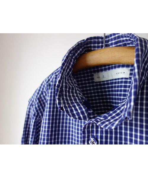 nisica（ニシカ）の「【2015秋の新作】nisica ニシカ B.D SHIRT CHECK ボタンダウンシャツ チェック NVY ネイビー UNISEX 男女兼用（シャツ/ブラウス・メンズ・その他）」の12枚目の写真