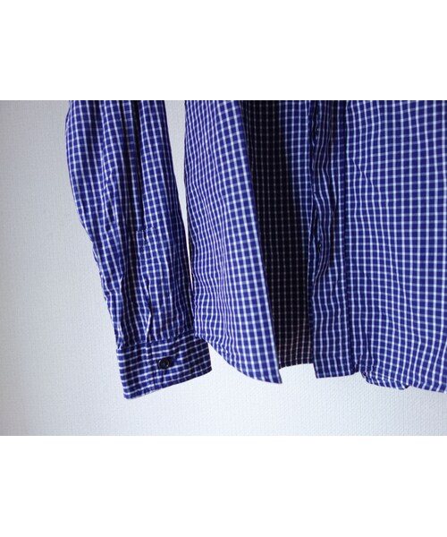 nisica（ニシカ）の「【2015秋の新作】nisica ニシカ B.D SHIRT CHECK ボタンダウンシャツ チェック NVY ネイビー UNISEX 男女兼用（シャツ/ブラウス・メンズ・その他）」の9枚目の写真
