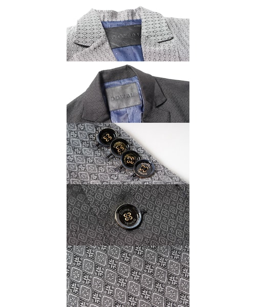 DOWBL（ダブル）の「【SET】小紋柄テーラードセット（）」 - WEAR