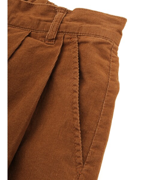 w closet(ダブルクローゼット)の「コーデュロイタックガウチョパンツ(パンツ・レディース・キャメル/カーキ/ブラック・FREE)」の10枚目の写真