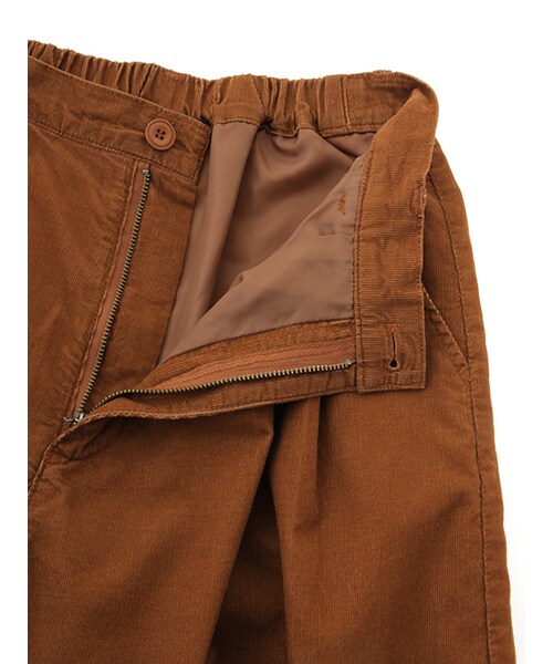 w closet(ダブルクローゼット)の「コーデュロイタックガウチョパンツ(パンツ・レディース・キャメル/カーキ/ブラック・FREE)」の9枚目の写真