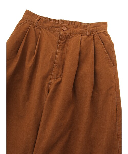 w closet(ダブルクローゼット)の「コーデュロイタックガウチョパンツ(パンツ・レディース・キャメル/カーキ/ブラック・FREE)」の7枚目の写真