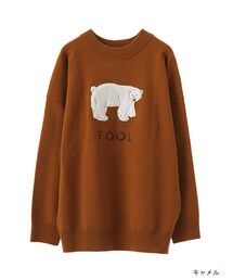 w closet | くまモチーフニット(トップス)