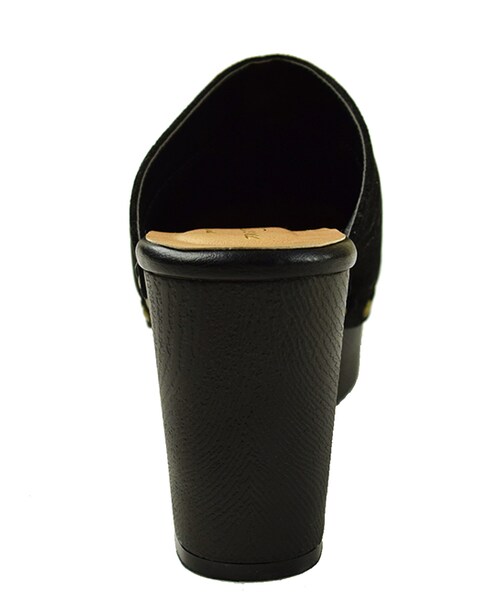 w closet（ダブルクローゼット）の「ファー・スウェードサボ（シューズ・レディース・キナリ/ブラウン/ブラック・M/L）」の5枚目の写真