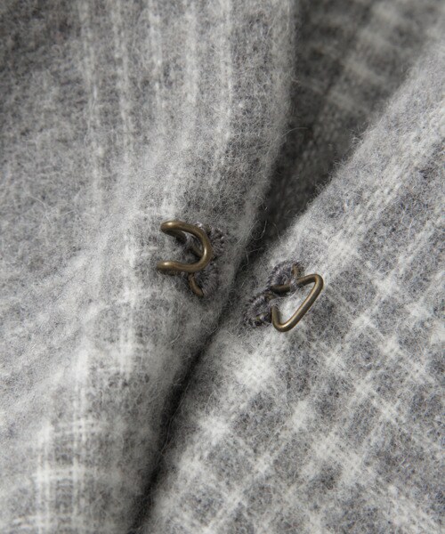 URBAN RESEARCH ROSSO WOMEN(アーバンリサーチ ロッソ)の「格紋雙面兩穿大衣(ジャケット/アウター・レディース・藏青色/灰色・FREE)」の20枚目の写真