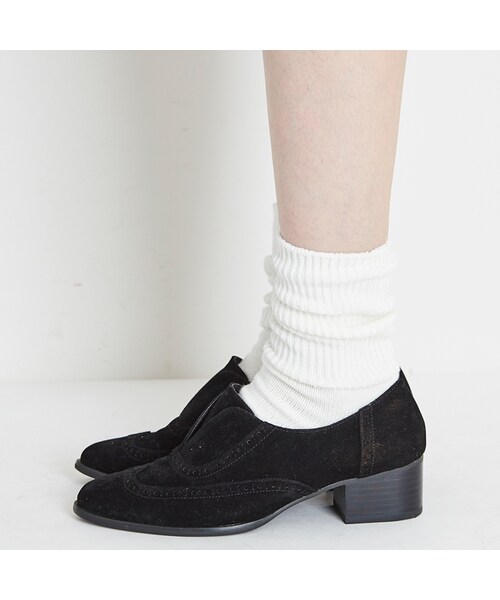 ORiental TRaffic（オリエンタルトラフィック）の「ベロアシューズ（シューズ・レディース・ブラック/キャメル/グレー・S/M/L/LL）」の11枚目の写真