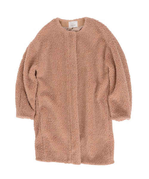 Ungrid（アングリッド）の「ボアルーズコート（ジャケット/アウター・レディース・オフホワイト/キャメル・S/M）」の2枚目の写真