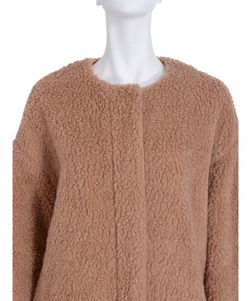 Ungrid（アングリッド）の「ボアルーズコート（ジャケット/アウター・レディース・オフホワイト/キャメル・S/M）」の7枚目の写真