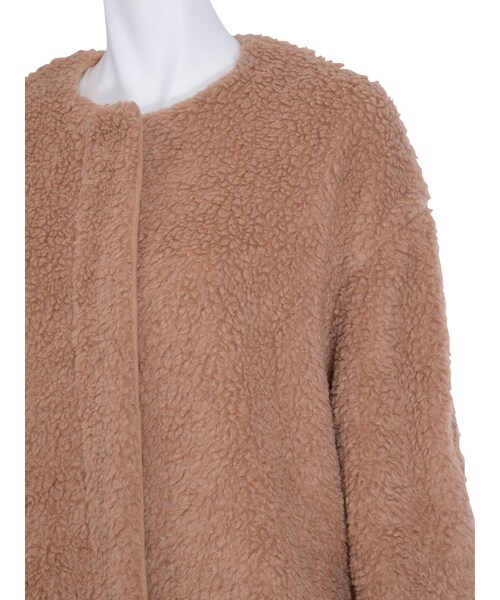 Ungrid（アングリッド）の「ボアルーズコート（ジャケット/アウター・レディース・オフホワイト/キャメル・S/M）」の9枚目の写真