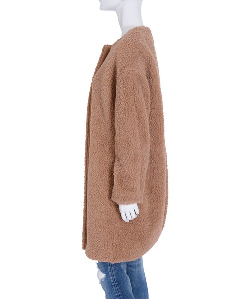 Ungrid（アングリッド）の「ボアルーズコート（ジャケット/アウター・レディース・オフホワイト/キャメル・S/M）」の5枚目の写真