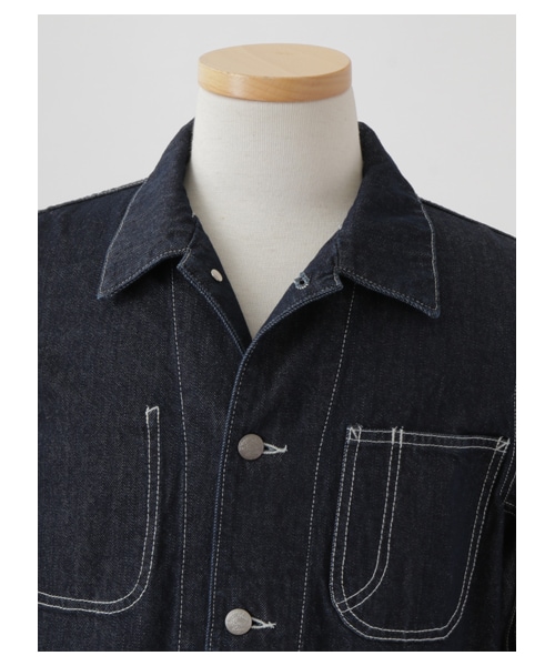 SEVENDAYS=SUNDAY(セブンデイズサンデイ)の「Men's CONE DENIM カバーオール(ジャケット/アウター・インディゴ/ライトインディゴ・S/M/L)」の7枚目の写真