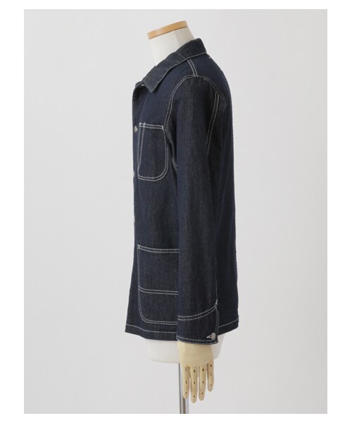SEVENDAYS=SUNDAY(セブンデイズサンデイ)の「Men's CONE DENIM カバーオール(ジャケット/アウター・インディゴ/ライトインディゴ・S/M/L)」の4枚目の写真