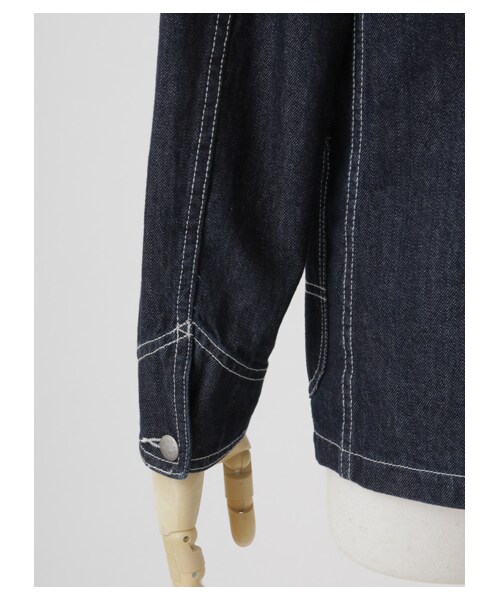 SEVENDAYS=SUNDAY(セブンデイズサンデイ)の「Men's CONE DENIM カバーオール(ジャケット/アウター・インディゴ/ライトインディゴ・S/M/L)」の6枚目の写真