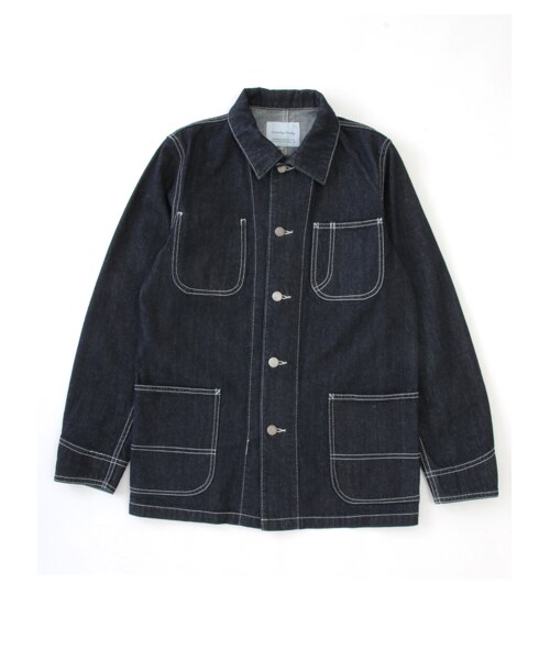 SEVENDAYS=SUNDAY(セブンデイズサンデイ)の「Men's CONE DENIM カバーオール(ジャケット/アウター・インディゴ/ライトインディゴ・S/M/L)」の3枚目の写真