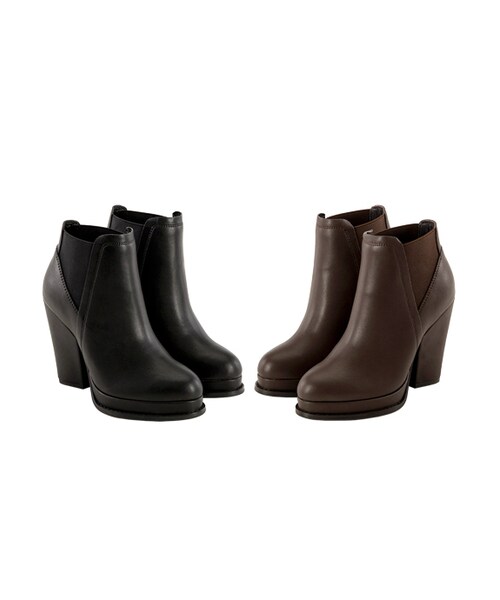 gracegift（グレースギフト）の「微尖側鬆緊防水台高跟踝靴（その他・レディース・黑・35/36/37/38/39/40/41）」の10枚目の写真