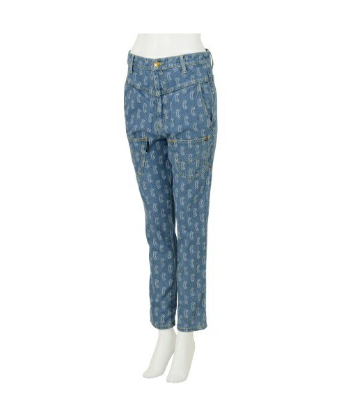 mercibeaucoup,（メルシーボークー）の「メルシーボークー、/ Ｂ：ハトプリデニム / パンツ（パンツ・レディース・blue/navy・0/01）」の7枚目の写真