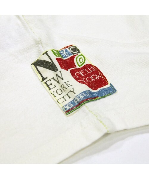 apres les cours（アプレレクール）の「NEWYORK ラグランＴシャツ（トップス・キッズ・グレー/オフホワイト/イエロー・80/90/95/100/110/120/130/140）」の8枚目の写真