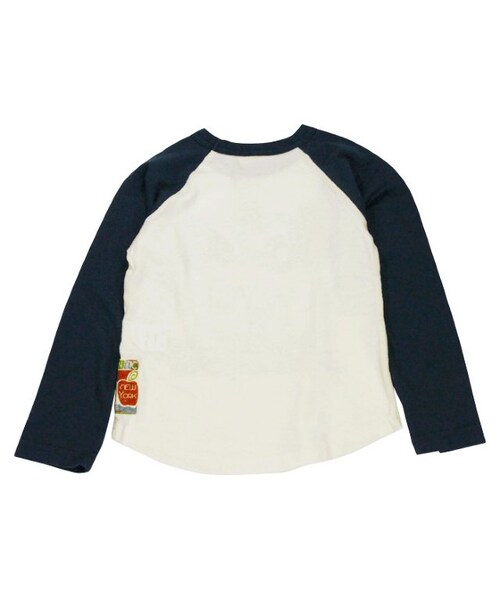 apres les cours（アプレレクール）の「NEWYORK ラグランＴシャツ（トップス・キッズ・グレー/オフホワイト/イエロー・80/90/95/100/110/120/130/140）」の5枚目の写真