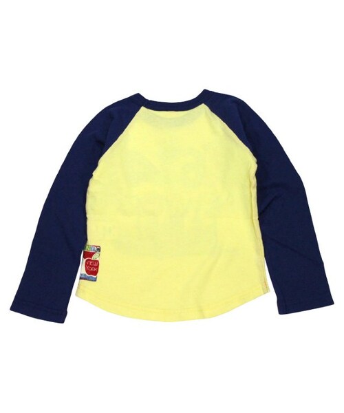 apres les cours（アプレレクール）の「NEWYORK ラグランＴシャツ（トップス・キッズ・グレー/オフホワイト/イエロー・80/90/95/100/110/120/130/140）」の6枚目の写真