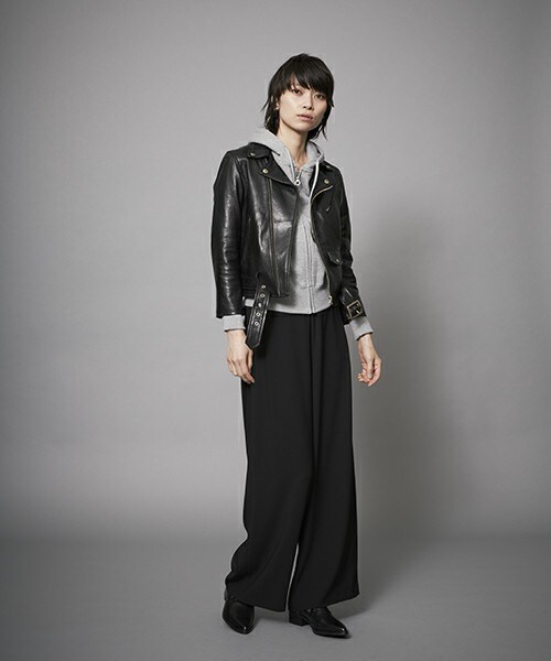 beautiful people(ビューティフルピープル)の「■別注■ beautiful people×MIDWEST ライダースジャケット(ライダースジャケット・レディース・ブラック・130/140/150)」の10枚目の写真