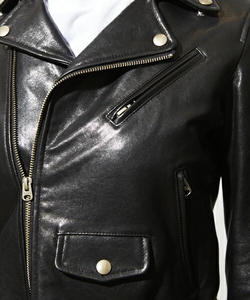 beautiful people(ビューティフルピープル)の「■別注■ beautiful people×MIDWEST ライダースジャケット(ライダースジャケット・レディース・ブラック・130/140/150)」の15枚目の写真