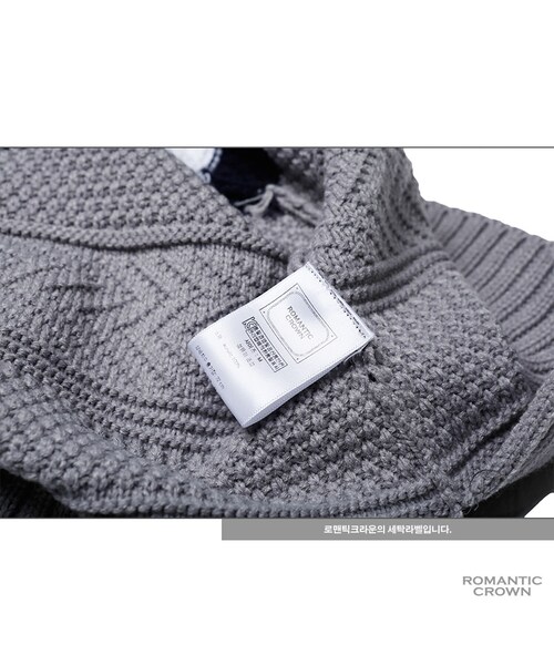ROMANTIC CROWN（ロマンティッククラウン）の「Overlap knit_navy（その他・メンズ・기타）」の13枚目の写真