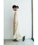 dosa（ドーサ）の「long tunisian tunic 印花絲質長洋裝（）」 - WEAR