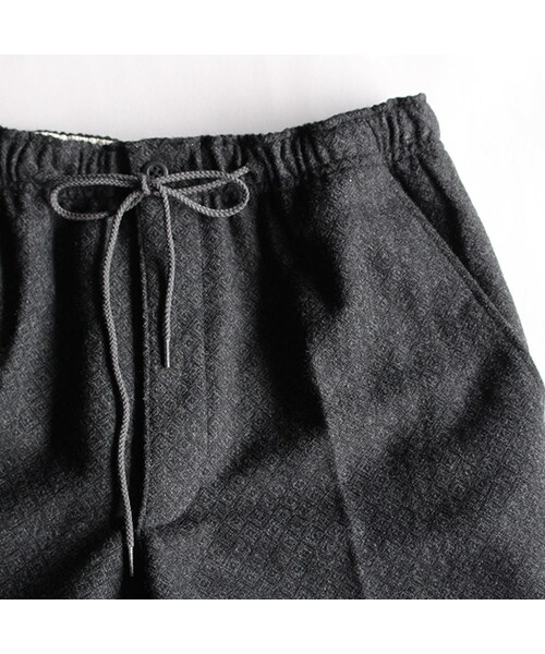 niche.(ニッチ)の「Gracioso Gaucho Easy Pants(パンツ・Grey/Brown・M/L)」の6枚目の写真