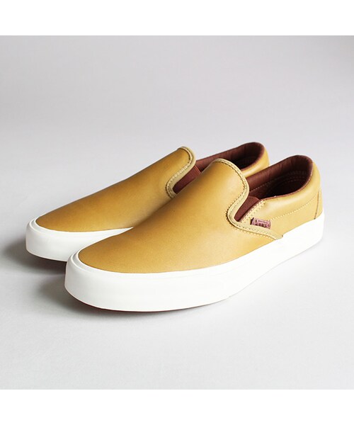 VANS（バンズ）の「Classic Slip-on CA（ファッション雑貨・Camel・5.5/6/8.5/9/9.5/10）」の3枚目の写真