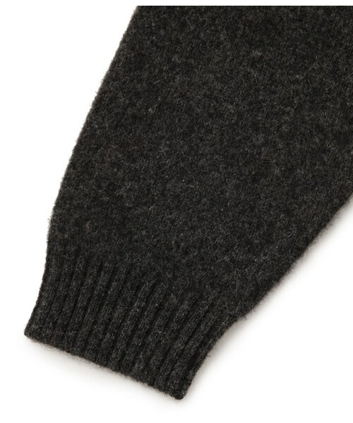 ADAM ET ROPE'（アダムエロペ）の「2WAY ヤクVネック カーディガン（トップス・レディース・チャコール・38）」の5枚目の写真