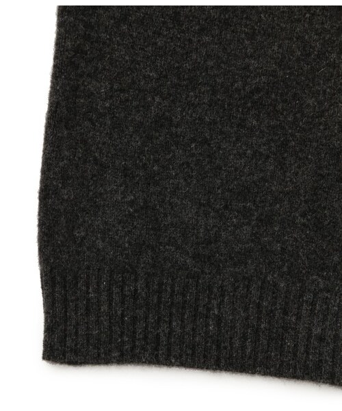 ADAM ET ROPE'（アダムエロペ）の「2WAY ヤクVネック カーディガン（トップス・レディース・チャコール・38）」の6枚目の写真