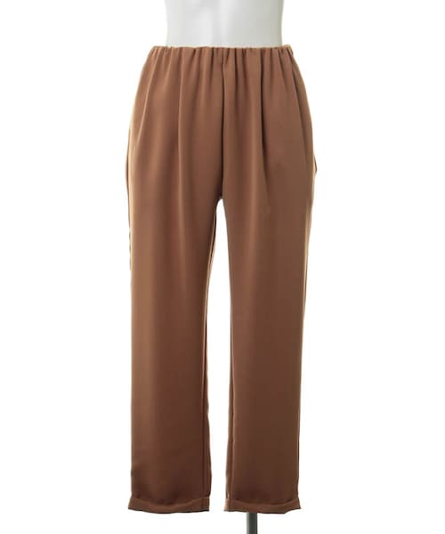 31 Sons de mode(トランテアン ソン ドゥ モード)の「ウエストゴムリラックスパンツ(パンツ・レディース・キャメル・36/38)」の1枚目の写真