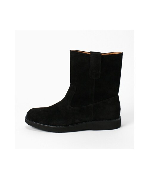 417 EDIFICE（フォーワンセブンエディフィス）の「《予約》HERISSON*MIURA スエードペコスブーツ（シューズ・メンズ・ブラック/キャメル・40/41/42）」の3枚目の写真