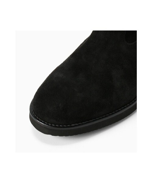 417 EDIFICE（フォーワンセブンエディフィス）の「《予約》HERISSON*MIURA スエードペコスブーツ（シューズ・メンズ・ブラック/キャメル・40/41/42）」の5枚目の写真