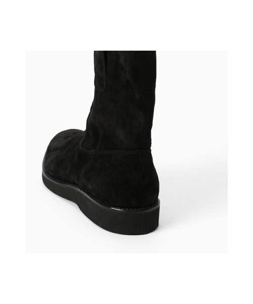 417 EDIFICE（フォーワンセブンエディフィス）の「《予約》HERISSON*MIURA スエードペコスブーツ（シューズ・メンズ・ブラック/キャメル・40/41/42）」の6枚目の写真