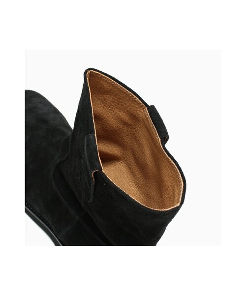 417 EDIFICE（フォーワンセブンエディフィス）の「《予約》HERISSON*MIURA スエードペコスブーツ（シューズ・メンズ・ブラック/キャメル・40/41/42）」の7枚目の写真