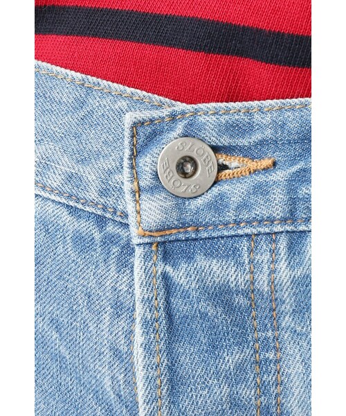 SLOBE IENA（スローブイエナ）の「LE DENIM ダメージストレートデニムパンツ（パンツ・レディース・ネイビー/ブルー・36/38）」の12枚目の写真