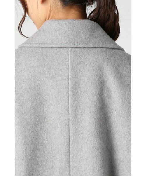 JOURNAL STANDARD（ジャーナルスタンダード）の「《予約》アンゴラビーバーショール ハーフコート◆（ジャケット/アウター・レディース・ブラック/グレーA/キャメル・フリー）」の19枚目の写真