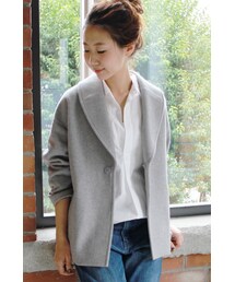 JOURNAL STANDARD | 《予約》アンゴラビーバーショール ハーフコート◆(ジャケット/アウター)