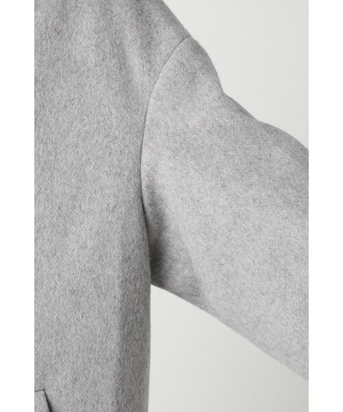 JOURNAL STANDARD（ジャーナルスタンダード）の「《予約》アンゴラビーバーショール ハーフコート◆（ジャケット/アウター・レディース・ブラック/グレーA/キャメル・フリー）」の22枚目の写真