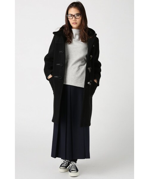 JOURNAL STANDARD（ジャーナルスタンダード）の「ロングダッフルコート（ジャケット/アウター・レディース・ブラック/グレーB/キャメル/ネイビー・36/38）」の5枚目の写真